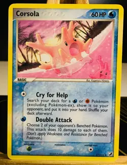 Corsola 37/115 Uncommon [NM] [EX Unseen Forces] (2005) Pokemon Card - Image 1