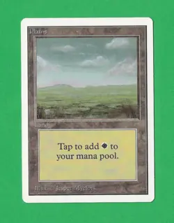 1993 Magic the Gathering - Plains - Land - Unlimited MTG - Image 1