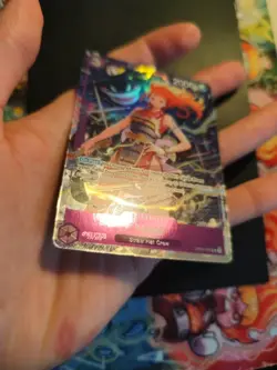 Nami Promo One Piece Card Game TCG Op09-070 Gengar Alternative Art English luffy - Image 3