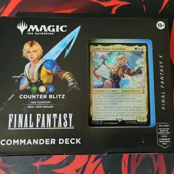 Magic: The Gathering Universes Beyond Final Fantasy X Commander Deck Tidus - Image 1