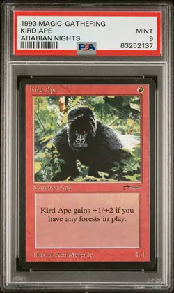 Kird Ape - Arabian Nights - MTG - Mint - PSA 9. See store for more MTG. - Image 1