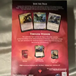 Wizards of the Coast Magic Commander Timeless Wisdom Deck Foil Commander Card - Image 2