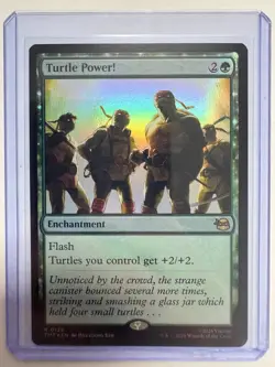 Turtle Power! #0135 FOIL Teenage Mutant Ninja Turtles NM ENG MTG TMT - Image 1