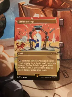 2024 MTG Magic the Gathering SLD Secret Lair Drop Fallout 1534 Fabled Passage - Image 1