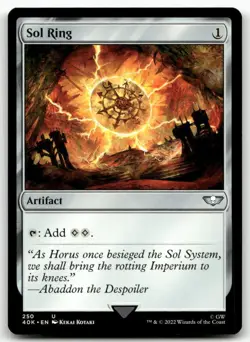 Sol Ring #250 MTG Warhammer NM X1 - Image 1