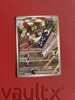 English Pokemon Archaludon 155/142 Sv07: Stellar Crown Holo IR Illustration Rare - Image 1