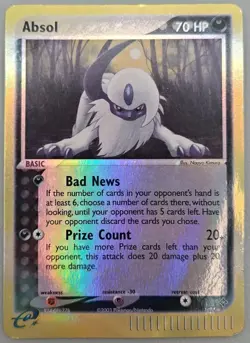 Absol 1/97 - EX Dragon Reverse Holo Pokemon TCG - HP - Image 1
