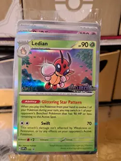 Stellar Crown Sealed Staff Prerelease Promo Pokemon 4 Cards NM - Image 1