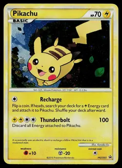 Pokemon Card - Pikachu HGSS Black Star Promos HGSS03 Promo - Image 1