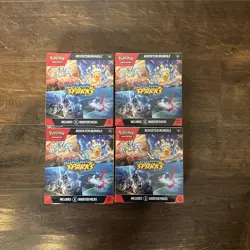 Pokemon TCG Surging Sparks Lot Of 4 Booster Bundles Brand New Sealed - Image 1