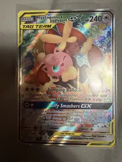 Pokemon Mega Lopunny & Jigglypuff GX Alt Full Art 226/236 Cosmic Eclipse Holo 2… - Image 3