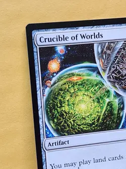 1x Crucible of Worlds, LP (see photos), M19, Magic: the Gathering, MtG - Image 5