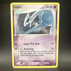 Pokemon TCG Lugia Promo Card 2/17 5 Rare Holo - Image 1
