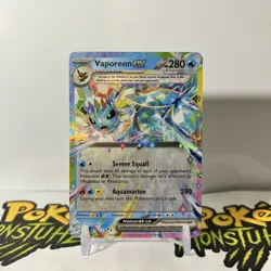 Vaporeon ex 023/131 SV: Prismatic Evolutions Pokemon Card NM - Image 1