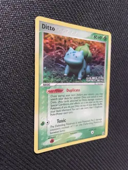 Pokemon Ditto-Bulbasaur EX Delta Species 36/113 Holo Stamp Card - Image 2