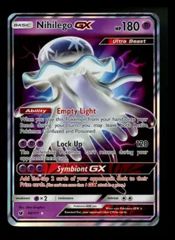 Nihilego GX 49/111 Crimson Invasion 2017 Pokemon Card TCG - Image 1