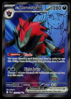 Pokemon Card - N's Zoroark ex Journey Together 175/159 Ultra Rare - Image 1