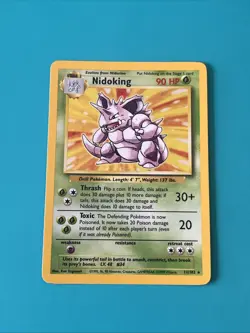 Pokemon TCG Nidoking Holo Base Set 2 Unlimited Raw Ungraded - Image 1