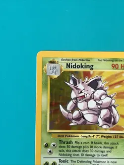 Pokemon TCG Nidoking Holo Base Set 2 Unlimited Raw Ungraded - Image 2