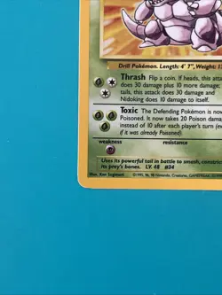 Pokemon TCG Nidoking Holo Base Set 2 Unlimited Raw Ungraded - Image 5