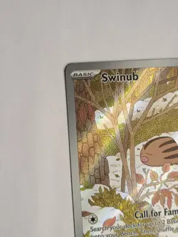 Pokemon TCG Swinub 165/159 Full Art Illustration Rare Journey Together - Image 2