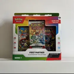 Pokemon First Partner Illustration Collection Series 1 Box - New Sealed - Image 1