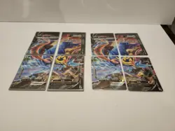2 Complete Zacian V-UNION Sets – 8 Pokemon Cards Total – Light Play (LP) - Image 1