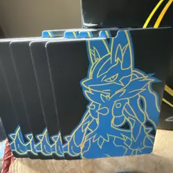 Pokemon - Mega Evolution - ETB Lucario Box and Accessories Only - Image 2