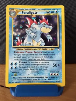 Feraligatr - 4/111 - Holo Rare - Pokemon Neo Genesis - LP-NM - Image 1