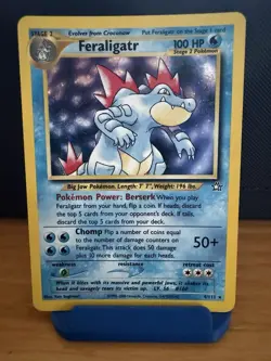 Feraligatr - 4/111 - Holo Rare - Pokemon Neo Genesis - LP-NM - Image 2