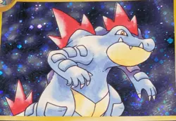 Feraligatr 4/111 Neo Genesis Holo Rare Pokemon Card WOTC Vintage NM - Image 4