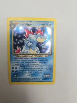Pokemon Feraligatr 4/111 Neo Genesis Card Unlimited Holo - Image 2