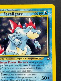 Pokemon Feraligatr Holo Rare Neo Genesis WOTC 2000 4/111 - Image 5