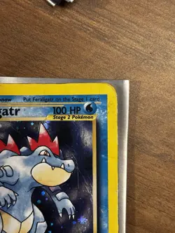 Pokemon TCG Feraligatr Neo Genesis Holo Card 4/111 Unlimited Rare MP - Image 3
