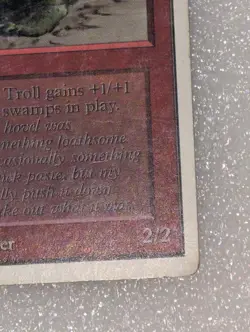 MTG Sedge Troll Unlimited Magic the Gathering Moderate Play MP - Image 5