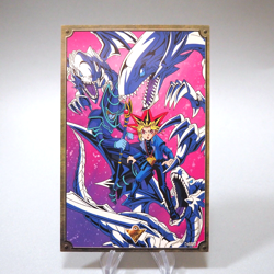 Yu-Gi-Oh BANDAI BANPRESTO Postcard Blue-Eyes Dark Magician Japanese M167 - Image 1
