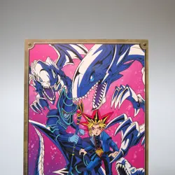 Yu-Gi-Oh BANDAI BANPRESTO Postcard Blue-Eyes Dark Magician Japanese M167 - Image 2