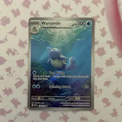 Wartortle 171/165 Illustration Rare Pokemon TCG Scarlet & Violet 151 LP - Image 1