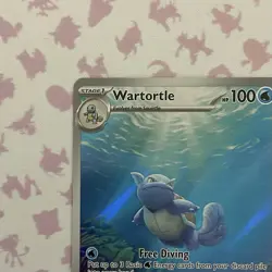 Wartortle 171/165 Illustration Rare Pokemon TCG Scarlet & Violet 151 LP - Image 2