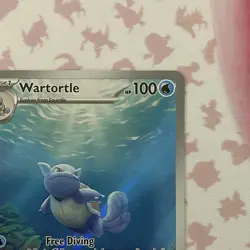 Wartortle 171/165 Illustration Rare Pokemon TCG Scarlet & Violet 151 LP - Image 3