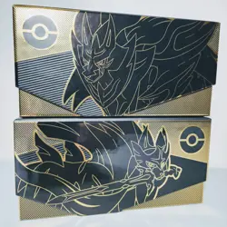 Pokemon TCG: Sword & Shield - Set of 2 Empty Elite Trainer Plus Boxes (ETBs) - Image 1
