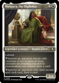 MTG Mangara, the Diplomat (NM Etched Foil) - Image 1