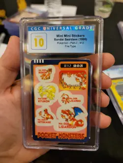 Cgc 10 1998 Pokemon Series 4 Fire Type Charizard Bandai Sealdass Japanese Low PO - Image 3