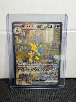 Alakazam 201/165 English Pokemon TCG Scarlet and Violet 151! NM Condition! - Image 1