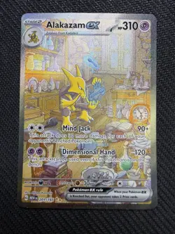 Alakazam 201/165 English Pokemon TCG Scarlet and Violet 151! NM Condition! - Image 2