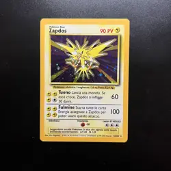 Pokemon Card Zapdos 16/102 Cosmos Holo Set Base ITA italiano Excellent EXC - Image 1