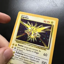 Pokemon Card Zapdos 16/102 Cosmos Holo Set Base ITA italiano Excellent EXC - Image 3