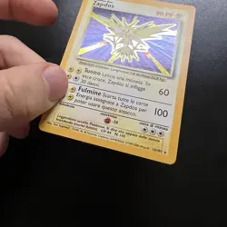 Pokemon Card Zapdos 16/102 Cosmos Holo Set Base ITA italiano Excellent EXC - Image 4