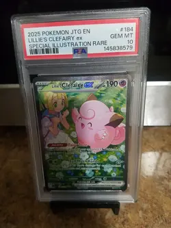 2025 Pokemon Jtg En Lillie's Clefairy Ex Special Illustration Rare Psa 10 - Image 3