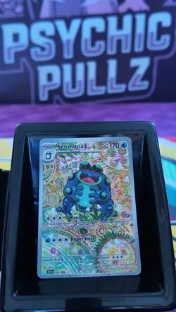 Pokemon TCG Black Bolt Seismitoad Illustration Rare Card 105/086 English - Image 1